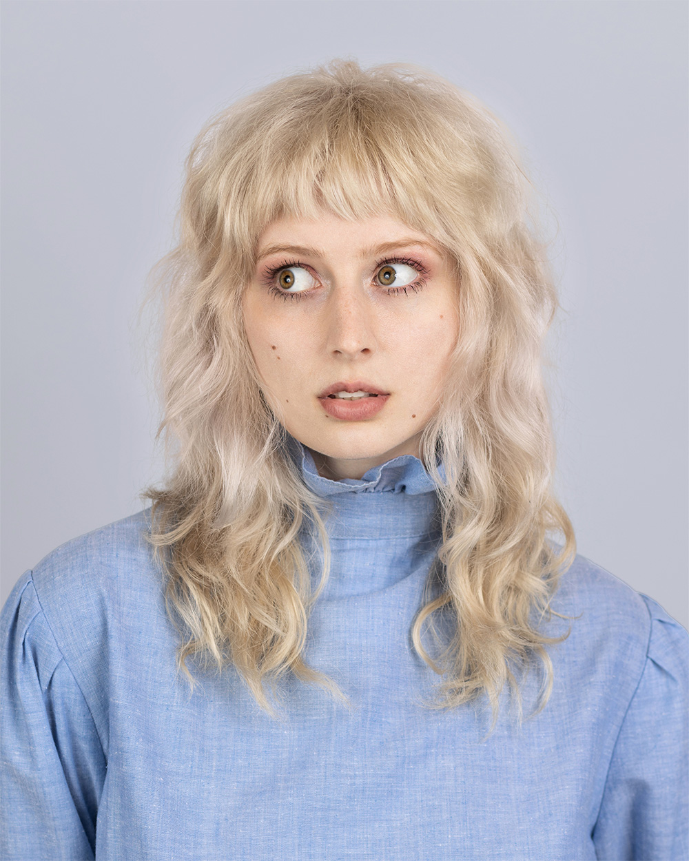 Platinum Wolf Cut - Anthony Edge & Andi Richardson - GlassCandy Collection